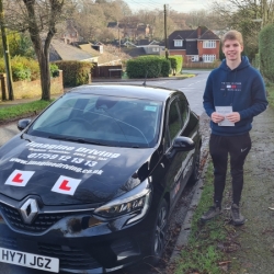 Sam Emmett passed FIRST TIME with ZERO FAULTS!!!!!! What a great start to 2023